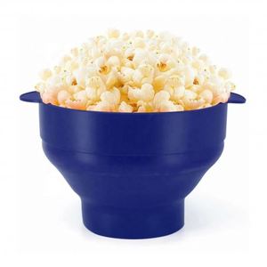 Tazones de Silicona Plegables para Palomitas de Maíz con Tapa, de Alta Calidad, con Logotipo Personalizado, Aptos para Microondas, para la Noche del Cine en Casa - Product Image 2