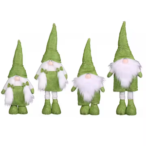 Lumineux Goblin Musique Rétractable Poupée Sans Visage Décorations De Noël Vieil Homme Forêt Amour Ornements - Product Image 1