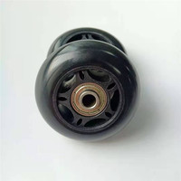 Poulie en plastique en nylon de 66mm pour vélos de gymnastique noyau de roulement moulé par injection pièces et accessoires de Machine d'exercice de rehaussement
