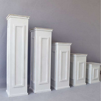 Accessoires de toile de fond de Style européen, Guide de route, colonne carrée en bois, décoration de scène de mariage, 1 pièce