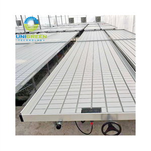 Riflusso e Flood Seedbed Rolling coltivano il sistema di panca da tavolo mobile agricoltura coltivare la piantatura del tavolo con il vassoio di drenaggio in plastica ABS - Product Image 4