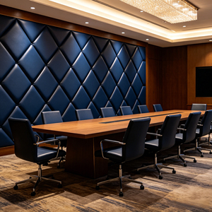 Panneau <span class=keywords><strong>acoustique</strong></span> mural en tissu, <span class=keywords><strong>solution</strong></span> d'insonorisation intérieure pour bureaux et salles de réunion - Product Image 3