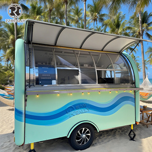 2025 Black Length Snack <strong>Food</strong> <strong>Trailer</strong> for Street Business Fully Equipped Restaurant <strong>Food</strong> <strong>Trailer</strong> - Product Image 6