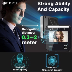 Escáner de Iris EBKN, Lector de Ojos, Identificación de Personas, Reconocimiento Facial, Control de Asistencia y Acceso - Product Image 6