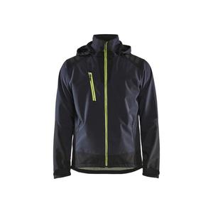 BLAKLADER - 4749251386334XL <b>Softshell</b> <b>jacket</b> Dark navy blue/<b>Hi</b>-<b>vis</b> yellow - EAN 7330509892480 <b>HI</b>-<b>VIS</b> WORKWEAR - Product Image 5