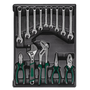 Juego de Herramientas de 254 Piezas en Caja de Plástico con Llaves, Alicates, Llave de Tubo, Herramientas Manuales para Reparaciones del Hogar - Product Image 1