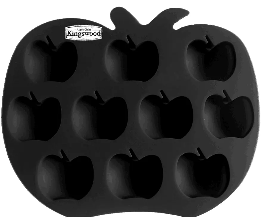 Promotion-Zertifikat Benutzer definierte Apfel form Silikon-Eiswürfel schale für Eis werkzeug