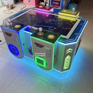 Máquina recreativa interactiva de metal para dos personas, operada con monedas, con temática de lucha de serpientes, juego de comer frijoles, juego de pesca para dos personas y juego de tragar serpientes para cuatro personas - Product Image 6