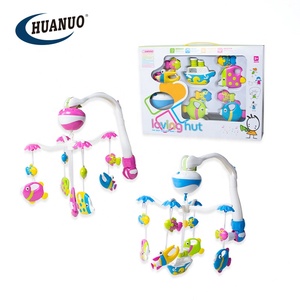 Bébé mignon poisson <span class=keywords><strong>mobile</strong></span> <span class=keywords><strong>musical</strong></span> jouet musique bébé <span class=keywords><strong>lit</strong></span> cloche avec 3 couleurs - Product Image 1