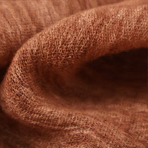 Sciarpa/Hijab in Modal Musulmano da Donna, Nuovo Design, in Cotone e Raso Plissettato, Tinta Unita, con Bordo a Doppia Cucitura, per Commercio all'Ingrosso - Product Image 4