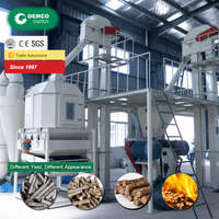 Usine de fabrication de granulés de biomasse entièrement automatique : Bois de chauffage et bois dur pour le chauffage