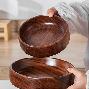 Tazón de Madera de Nogal y Acacia para Almacenar Ensaladas, Frutas y Verduras - Product Image 6