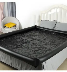 EW-cama inflable portátil para adultos, cama de agua a prueba de agua, masaje de aceite de empuje a prueba de agua