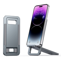 Support de téléphone portable réglable à angle flexible Supports de téléphone portable Support de tablette universel de bureau en alliage d'aluminium