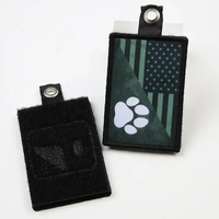 Étiquettes crochet et boucle à double face avec logo en relief personnalisé en gros pour étiquettes de sublimation