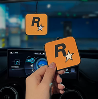 Diffuseur de parfum suspendu pour voiture en feutre de laine imprimé par sublimation personnalisée