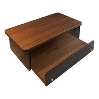Support de rangement pour machine à café sur comptoir, double support en bois pour tasses à eau, organisateur de tasses anti-poussière pour comptoir de bar, ustensiles à café