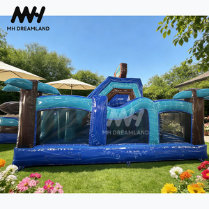 Château gonflable et toboggan aquatique combinés, carnaval d'été, maison de rebond, lunettes de soleil, aire de jeux gonflable <span class=keywords><strong>à</strong></span> <span class=keywords><strong>vendre</strong></span> - Product Image 3