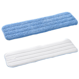 Microfibre <b>Flat</b> <b>Mop</b> Head Replacement Cloth Rectangular Blue For Home Use - Product Image 1