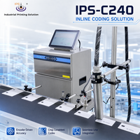 Machine de marquage à jet d'encre CIJ IPS-C240 pour grandes boîtes en plastique, imprimante jet d'encre, codeur
