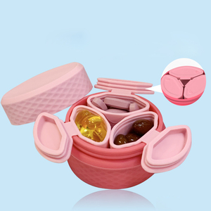 Mới Hợp Thời Trang Sản Phẩm Silicone Du Lịch <span class=keywords><strong>Container</strong></span> Hộp Thuốc Nhỏ Mẫu <span class=keywords><strong>Container</strong></span> 4 Trong 1 Du Lịch Silicone Kem Lọ Có Nắp Đậy - Product Image 1