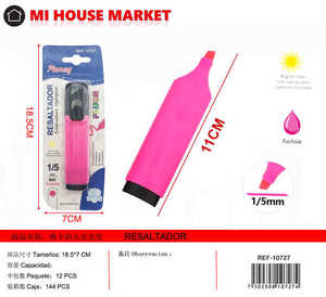 Marcador Fluorescente Rosa Furreg, Tinta Fluorescente, Uso Escolar y de Oficina, Tamaño Normal, Punta Plana RG7-10729 - Product Image 3