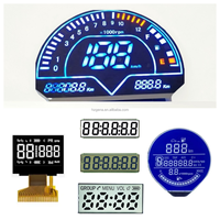 Layar LCD Digital COB Kustom Grosir Tipe Negatif untuk Instrumen Industri Layar LCD Lift STN