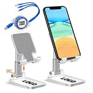 Wholesale Custom Promotional Logo Business Gift Adjustable Height & Angle Universal Table Cell Phone Stand for Phone & Pad - Product Image 1