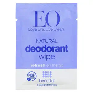 Custom Antiperspirant Deodorant Wipes Disposable Individually Wrapped Single Wet Wipes Unscented Scented Antiseptic Household