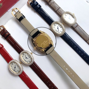 Reloj Mecánico Automático Elegante y Moderno con Bisel con Incrustaciones de Diamantes, Opciones de Correa Multicolor, Desmontable - Product Image 4