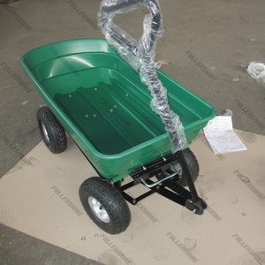 Carrito de basura de plástico de 4 ruedas, carrito de jardín Tc2145 Tc2145 TC2145 - Product Image 1