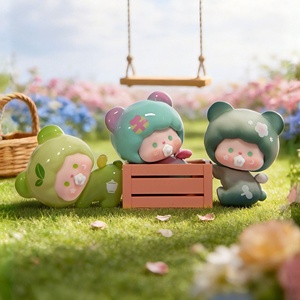 Gumi Bear Gumi ใหม่<span class=keywords><strong>ของแท้</strong></span> Gumi ชุดหวานฤดูใบไม้ผลิเรื่องราวถั่วน่ารักตกแต่งบ้านรูปอะนิเมะป๊อปถั่วกล่องตาบอดถุง - Product Image 4