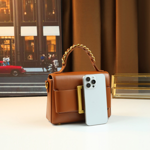 <span class=keywords><strong>Sac</strong></span> à <span class=keywords><strong>main</strong></span> polyvalent pour <span class=keywords><strong>femme</strong></span>, version coréenne, avec boucle de ceinture de couleur unie et <span class=keywords><strong>petit</strong></span> <span class=keywords><strong>sac</strong></span> carré tendance - Product Image 2
