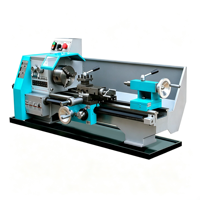 Tour à métaux miniature BL200G, diamètre de rotation 220 mm, alésage du mandrin 22 mm, tour d'établi pour loisirs et tournage de petites pièces