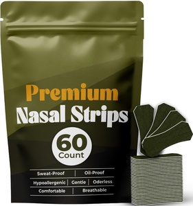 Magnetic <b>Nose</b> Strip Breathe Manufacturers Sleep Nasal Strips Sample Breathable Anti Snoring <b>Nose</b> Strip Better Breathe - Product Image 1