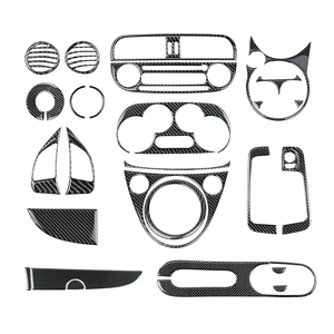Kit Intérieur Complet Shasha Carbon en Fibre de Carbone Véritable pour <span class=keywords><strong>Fiat</strong></span> 500 <span class=keywords><strong>Abarth</strong></span> <span class=keywords><strong>595</strong></span> 2012-2015 - Product Image 1