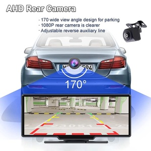 Phổ Android Auto Carplay 10.26 inch màn hình cảm ứng Dashcam 4K 1080P Ống kính kép Dashcam xe hộp đen Xe DVR 4k - Product Image 6