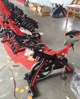 Vélos d'appartement pour cyclisme en intérieur, hauteur et résistance réglables, faible bruit, montage facile pour cardio à domicile et perte de poids