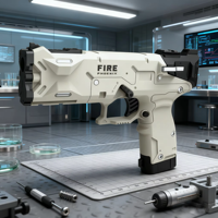 YIERLE Pistolet Lanceur de Flammes en Plastique Anti-Emmêlement, Modèle 3310D, avec Boîte Colorée, pour Enfants de 14 Ans et Plus