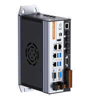 5 Pengontrol LAN Intel GbE 8 DI 8 DO Mendukung Penyimpanan Hard Disk MSATA dan SATA 2.5 Inch PC Industri Terintegrasi Tanpa Kipas POE