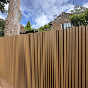 Revêtement mural extérieur en WPC, revêtement mural extérieur imperméable <span class=keywords><strong>de</strong></span> fabrication chinoise, vente en gros <span class=keywords><strong>pour</strong></span> les cours - Product Image 4