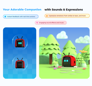 ZMROBO STEM AI Education Robot Set 3+ Kit de Aprendizaje de Programación DIY para Niños, con Mapa de Dibujos Animados, Lectura y Detección de Animales, Divertido Juego de Zoológico - Product Image 3