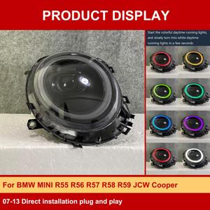 Phare J ONE pour BMW <span class=keywords><strong>MINI</strong></span> R55 R56 R57 R58 R59 JCW Cooper 2007-2013, mise à niveau retrofit, faisceau large - Product Image 3