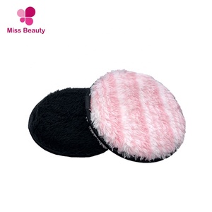Miss Beauté Nouveautés Microfibre Étiquette Privée maquillage Rose Supprimer Tampons avec Double Face - Product Image 2
