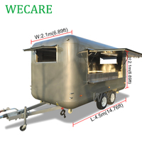 Wecare Mobile bar Camion à bière Food Van Ice Cream Bbq Foodtruck Café Remorque Pizza Camion