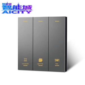 สวิตช์อัจฉริยะ Tuya สวิตช์ติดผนังไร้สายโรงแรมอัจฉริยะ2024สวิตช์ติดผนังอัจฉริยะพร้อมแอปสมาร์ทไลฟ์และ Alexa ควบคุมด้วยเสียงผ่าน Google - Product Image 6