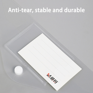 Bán buôn biểu tượng tùy chỉnh <span class=keywords><strong>A5</strong></span>/A6 Kích thước PP thư mục tập tin văn phòng không thấm nước trường văn phòng phẩm tài liệu Pouch với nút PP Pocket - Product Image 6