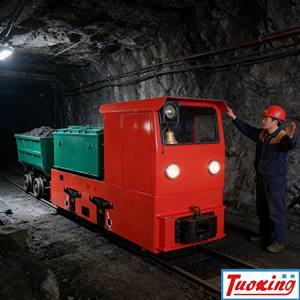 électrique 5ton <span class=keywords><strong>Locomotive</strong></span> industrielle alimenté<span class=keywords><strong>e</strong></span> par batterie pour la construction de tunnels L'exploitation minière au fond - Product Image 6