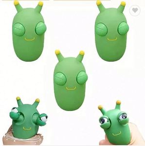 Novedades 2022: Juguete Sensorial Antiestrés de TPR con Ojos de Insecto, Gusano Blandito con Ojos Grandes - Product Image 1