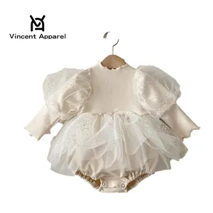बेबी लड़की कपड़े जन्मदिन पोशाक 6 करने के लिए 0 राजकुमारी बच्चे लड़की Romper पोशाक बच्चे बुलबुला Romper